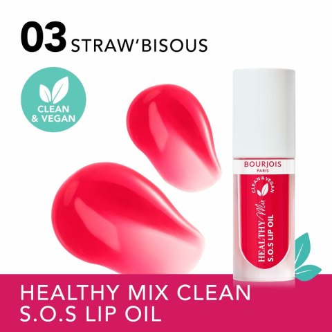 Pomadki Bourjois HEALTHY MIX S.O.S Nº 03-Straw'bisous 4,5 ml