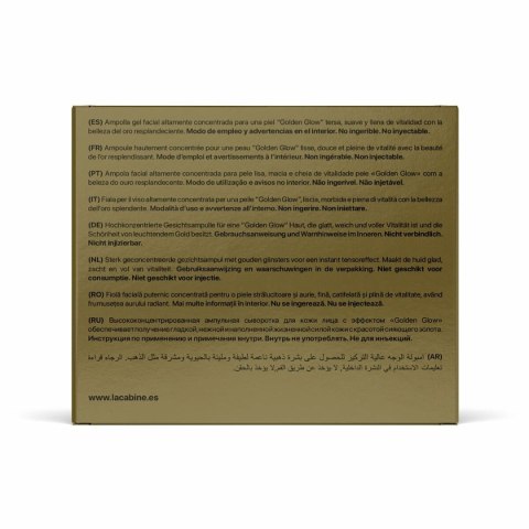 Ampułki laCabine 24K GOLD FLASH 2 ml 10 Sztuk