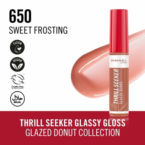 Błyszczyk do Ust Rimmel London THRILL SEEKER Nº 650-Sweet Frosting 6 ml