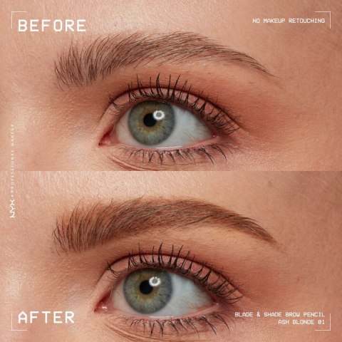 Kredka do Brwi NYX BLADE & SHADE NANO Nº 01-Ash Blonde