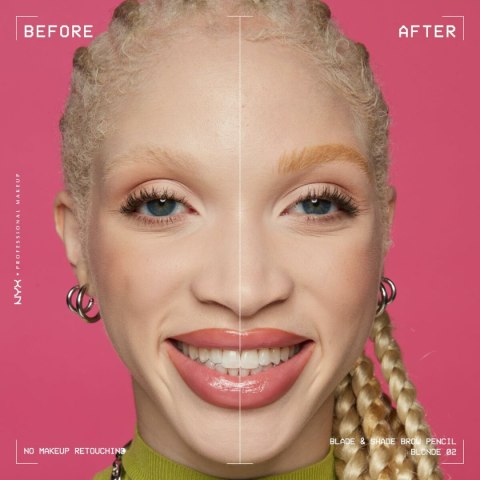 Kredka do Brwi NYX BLADE & SHADE NANO Nº 02 Blonde