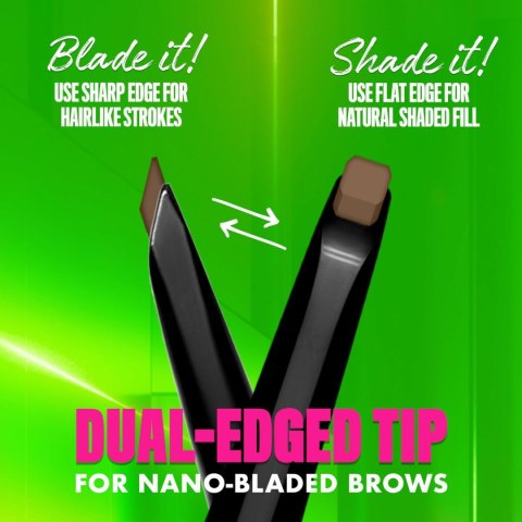 Kredka do Brwi NYX BLADE & SHADE NANO Nº 03-Cool Ash Brown