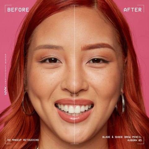 Kredka do Brwi NYX BLADE & SHADE NANO Nº 05-Auburn