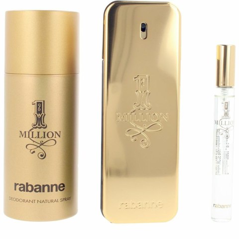 Zestaw Perfum dla Mężczyzn Paco Rabanne 1 MILLION 3 Części