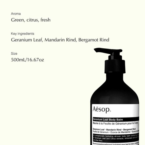 Balsam do Ciała Aesop GERANIUM LEAF 500 ml