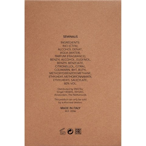 Perfumy Unisex Orto Parisi SEMINALIS 50 ml Seminalis