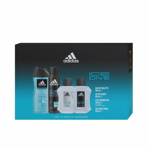 Zestaw Perfum dla Mężczyzn Adidas ICE DIVE 4 Części