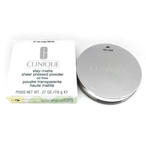 Puder kompaktowy Stay Matte Clinique - 01 - stay buff 7,6 g