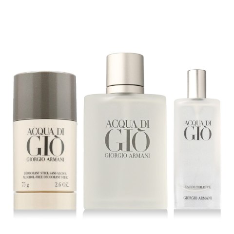 Zestaw Perfum dla Mężczyzn Giorgio Armani Acqua Di Gio 3 Części