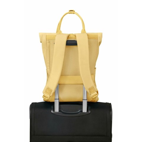 Plecak Casual American Tourister Urban Groove Pastels Roll Top Żółty 17 L Casual (1 Części)