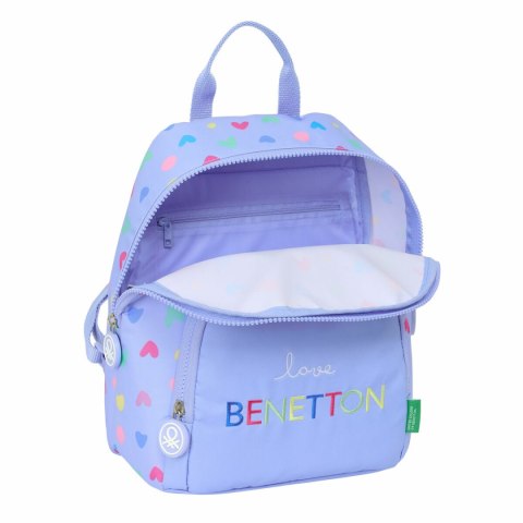 Plecak Casual Benetton Lila Liliowy 25 x 30 x 13 cm
