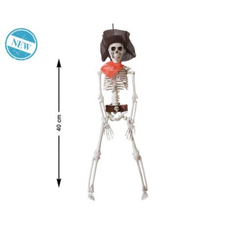 Dekoracje na Halloween Kościotrup 40 cm