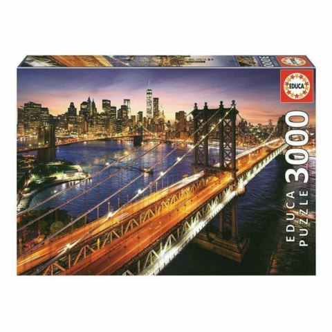Układanka puzzle Educa Manhattan (3000 pcs)