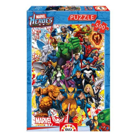 Układanka puzzle Marvel Heroes Educa 500 Części