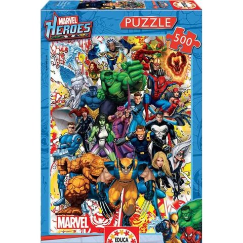 Układanka puzzle Marvel Heroes Educa 500 Części