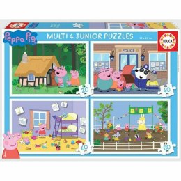 Zestaw 4 Puzzli Peppa Pig 80 Części