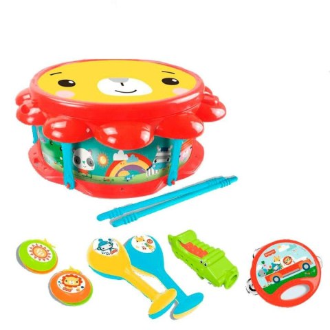 Muzyczny set Fisher-Price Plastikowy zwierzęta