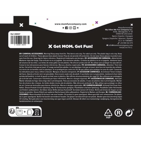 Okulary My Other Me Steampunk Jeden rozmiar Wielokolorowy