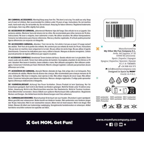 Sztuczna broda My Other Me Pomarańczowy