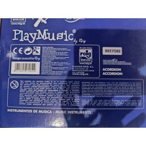 Akordeon Reig Czerwony Dziecięcy