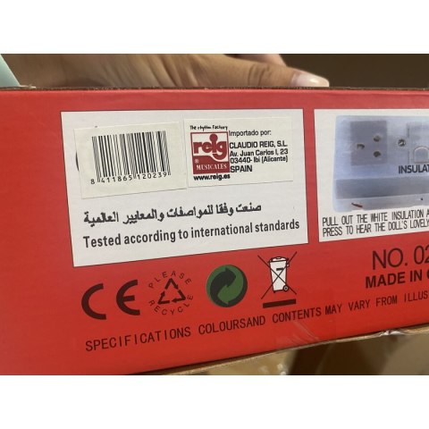 Lalka Baby Reig Pluszak Żaba 25 cm