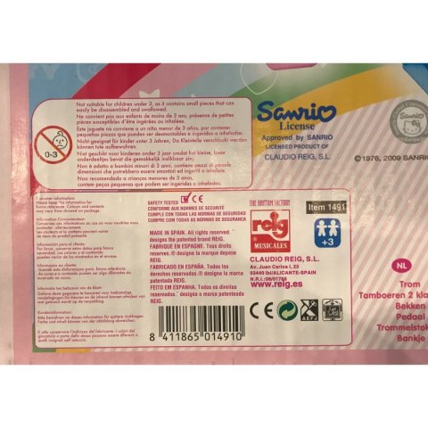 Perkusja Hello Kitty Plastikowy