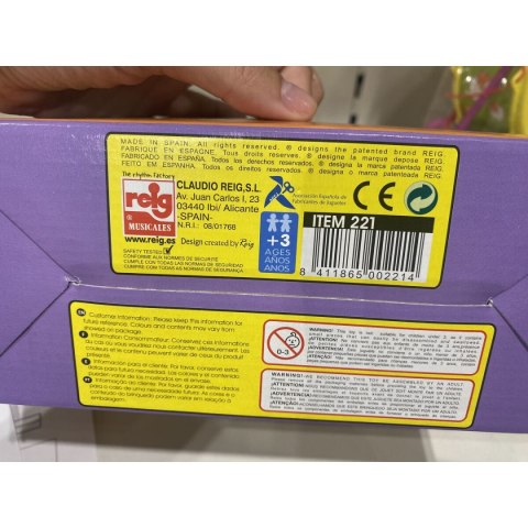 Pianino zabawka Reig Xilo Natura Ksylofon Pianino