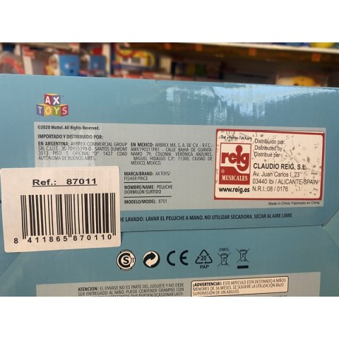 Pluszak Fisher-Price 30 cm Plastikowy