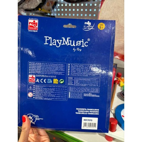 Tamburyn Reig Ø 14 cm Drewno Plastikowy 14 cm