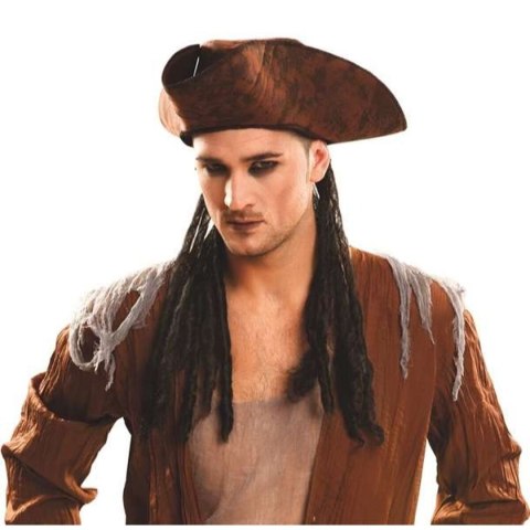 Kapelusz My Other Me Pirat Warkocze 58 cm