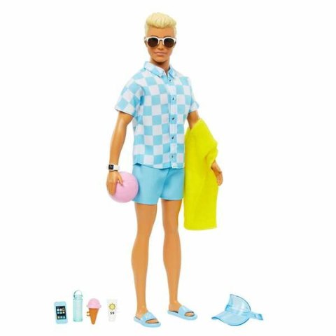 Figurka Barbie Ken Beack Day