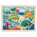 Układanka puzzle Hape Dinozaury