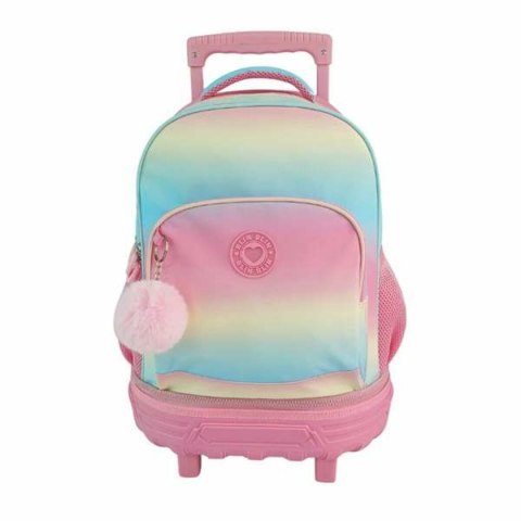 Torba szkolna z kółkami Toybags Blin Blin Gradient Pink