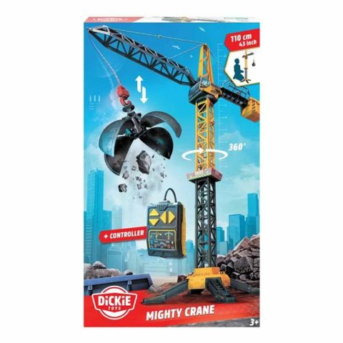 Dźwig Zabawkowy Smoby Mighty Crane Zdalnie sterowany Żółty Szary