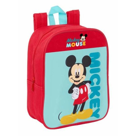 Plecak szkolny Mickey Mouse Niebieski Czerwony 22 x 27 x 10 cm