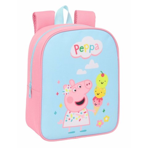 Plecak szkolny Peppa Pig Niebieski Różowy 22 x 27 x 10 cm