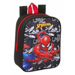 Plecak szkolny Spider-Man Czarny Czerwony 22 x 27 x 10 cm
