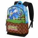 Plecak szkolny Sonic Greenhill Wielokolorowy 31 x 18 x 44 cm