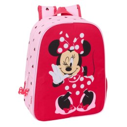 Plecak szkolny Minnie Mouse Naive Różowy 26 x 34 x 11 cm