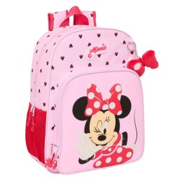 Plecak szkolny Minnie Mouse Naive Różowy 33 x 42 x 14 cm