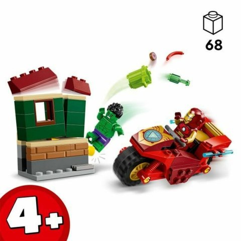 Figurka Dekoracyjna Marvel Iron Man & Hulk Lego 76287