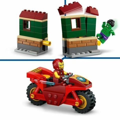 Figurka Dekoracyjna Marvel Iron Man & Hulk Lego 76287