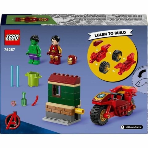 Figurka Dekoracyjna Marvel Iron Man & Hulk Lego 76287