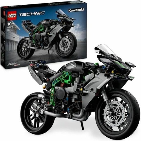 Zestaw do budowania Lego Technic 42170 Kawasaki Ninja H2R Czarny 643 Części