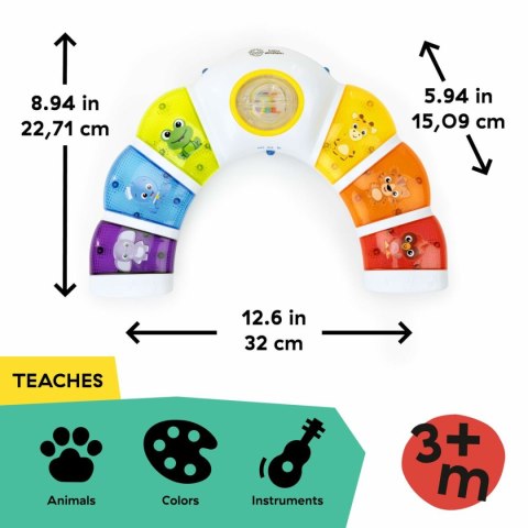 Mata Edukacyjna z Łukiem dla Niemowląt Baby Einstein Glow & Discover Light Bar Wielokolorowy