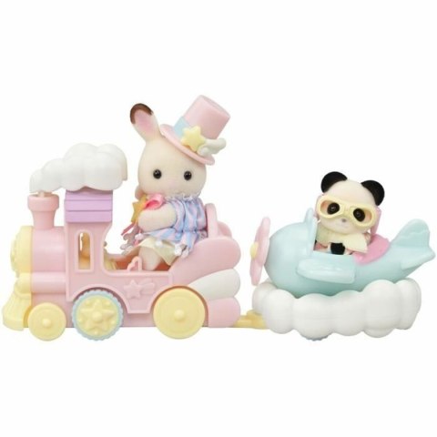 Playset Sylvanian Families Amusement Park Ride - Plane & Train Wielokolorowy