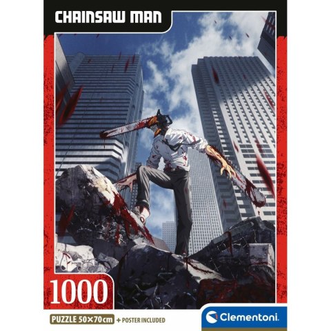 Układanka puzzle Clementoni Chainsaw Man 1000 Części