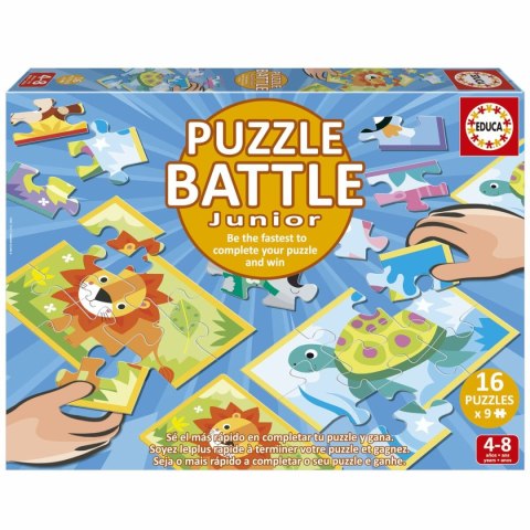 Układanka puzzle Educa Battle Jr Animales 144 Części