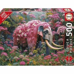 Układanka puzzle Educa Elefante Florido 500 Części