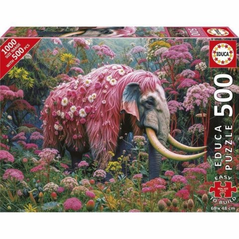 Układanka puzzle Educa Elefante Florido 500 Części